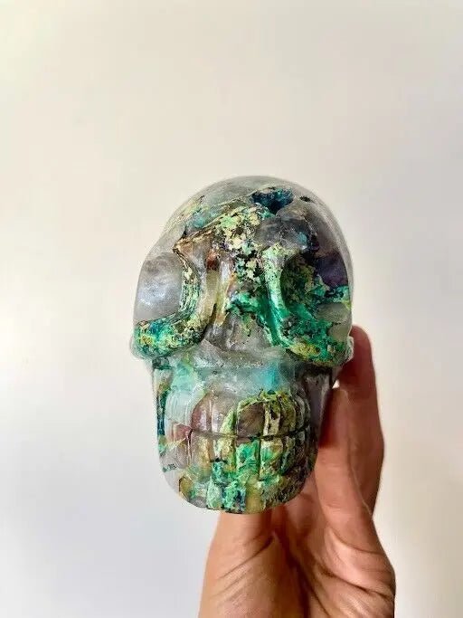 2.9lb Quantum Quattro Skull - Amethyst Goddess