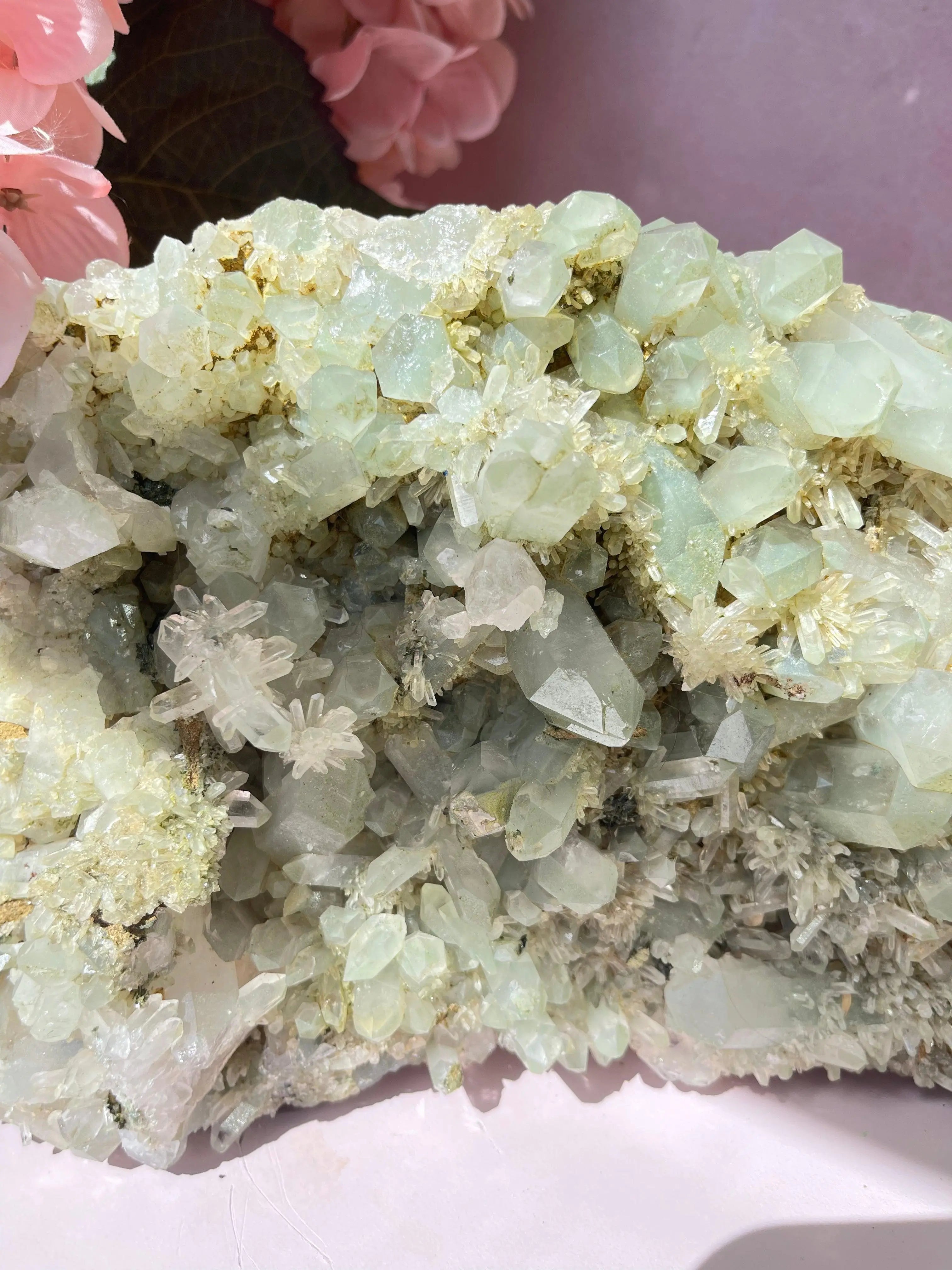 8lb Epidote Quartz on Green Chlorite Quartz,11
