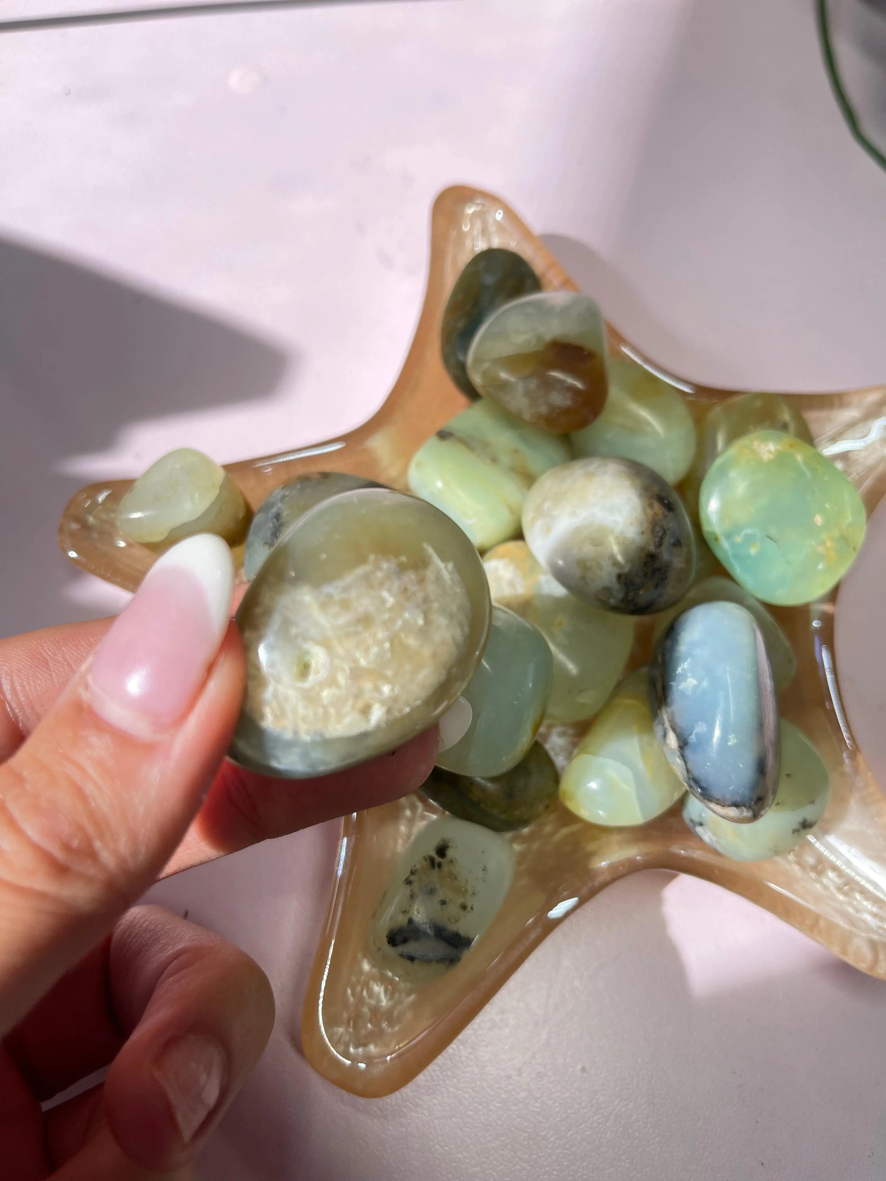 Blue Andean Opal Tumble Stones,2