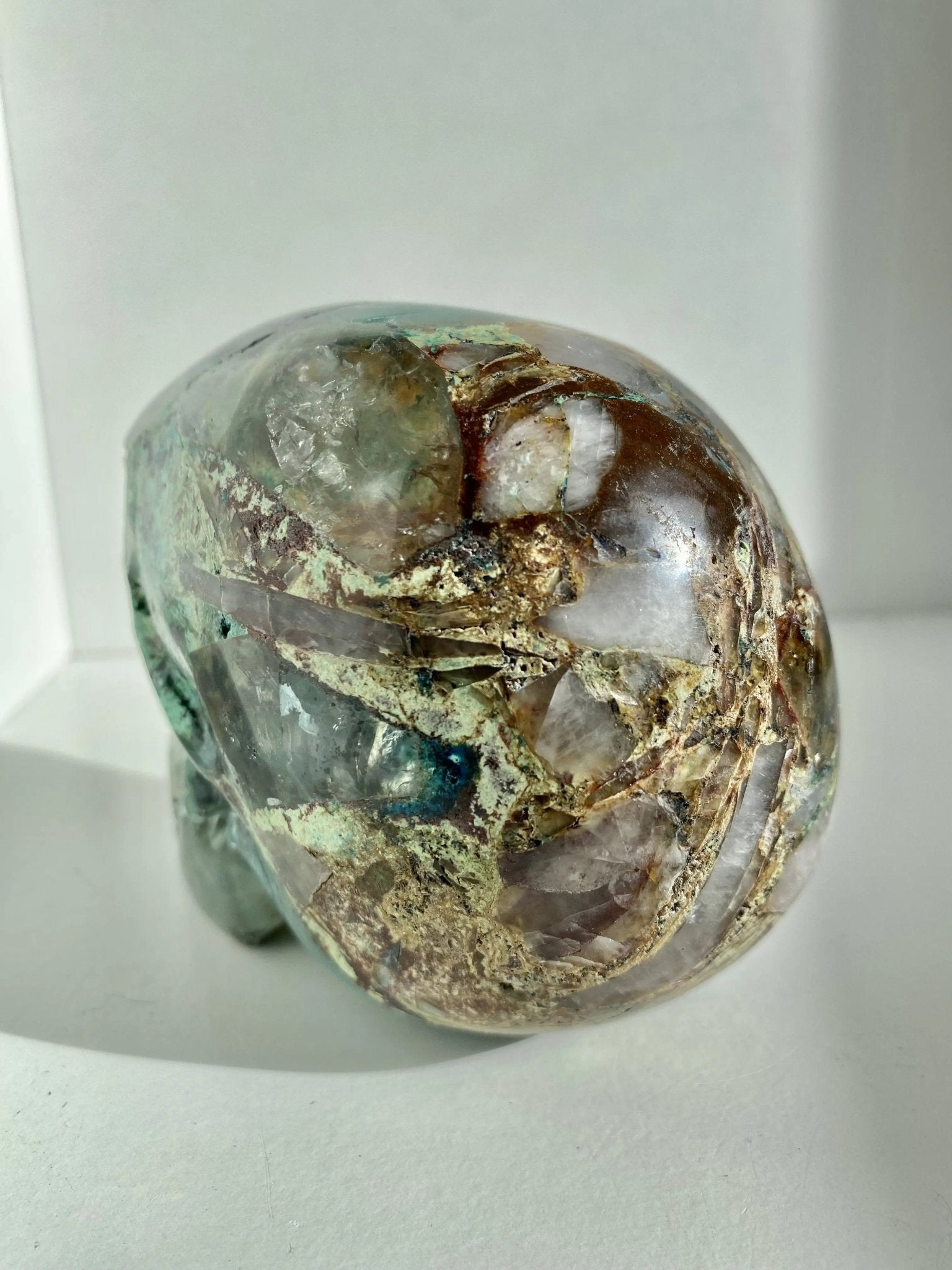 Quantum Quattro Skull 2.2 lbs - Amethyst Goddess