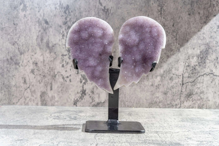 Crystal Angel Wing Pair Collection - Amethyst Goddess