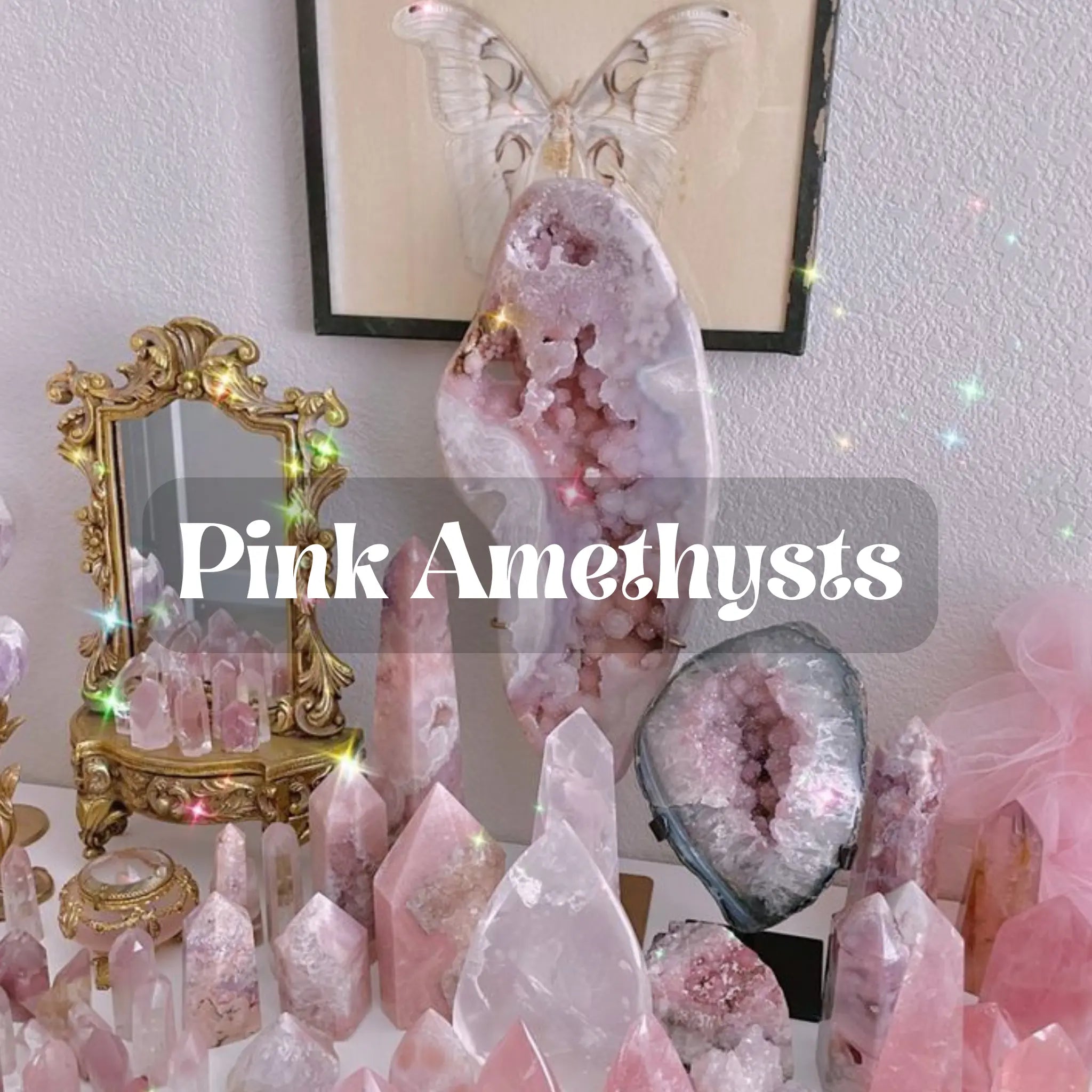 Pink Amethyst Crystals - Amethyst Goddess