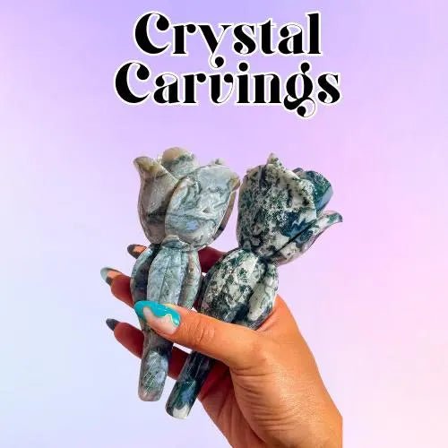 Crystal Carvings - Amethyst Goddess