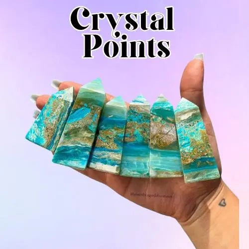 Crystal Points and Towers - Amethyst Goddess