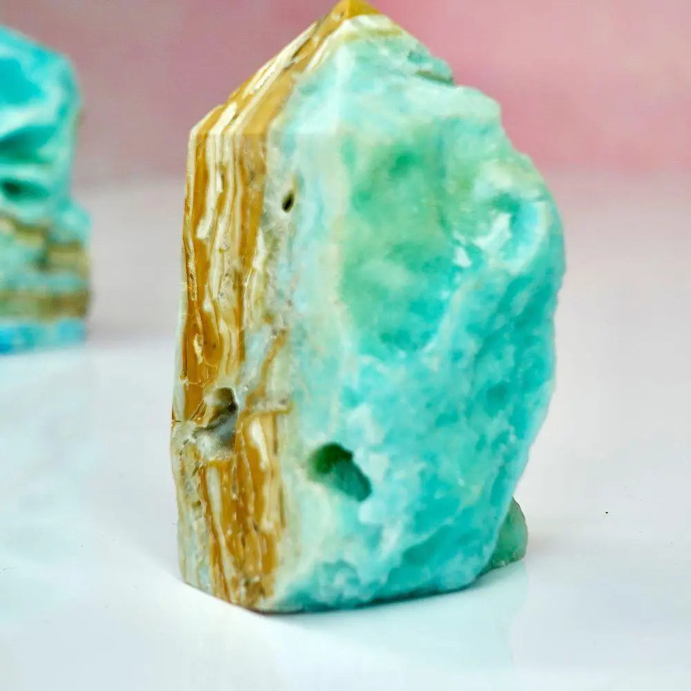 Blue Aragonite Point - Small Sizes,3