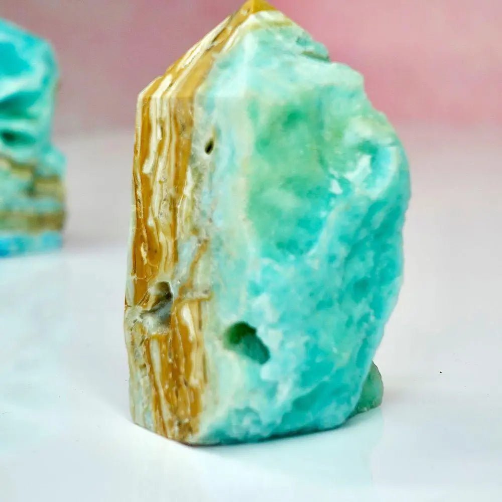 Blue Aragonite Point - Small Sizes - Amethyst Goddess