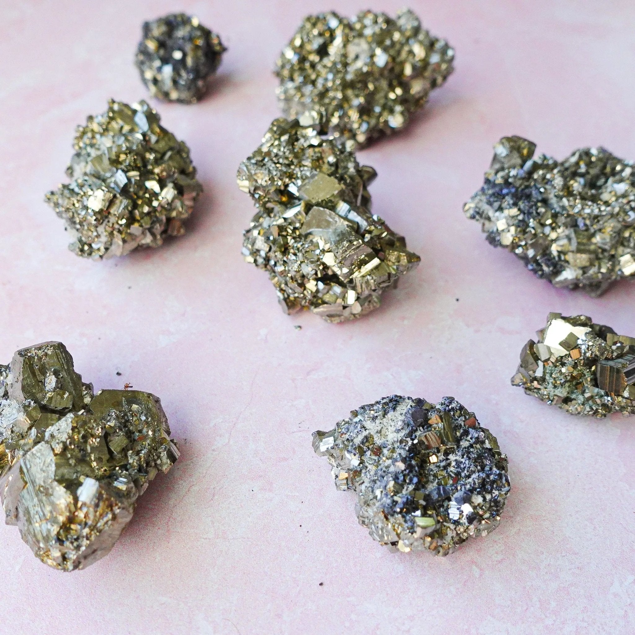 Pyrite Clusters - Amethyst Goddess
