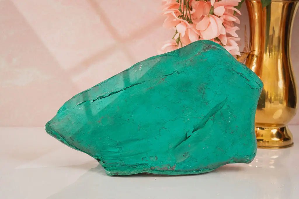 Rare Natural Green Malachite with Blue Chrysocolla Freeform from Congo 9.8 lbs - Amethyst Goddess