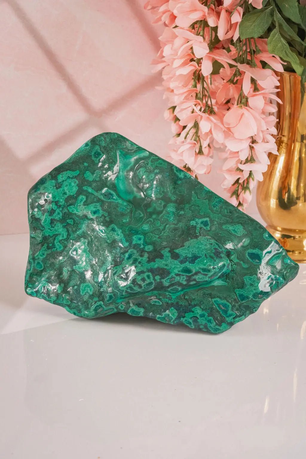 Rare Natural Green Malachite with Blue Chrysocolla Freeform from Congo 9.8 lbs - Amethyst Goddess