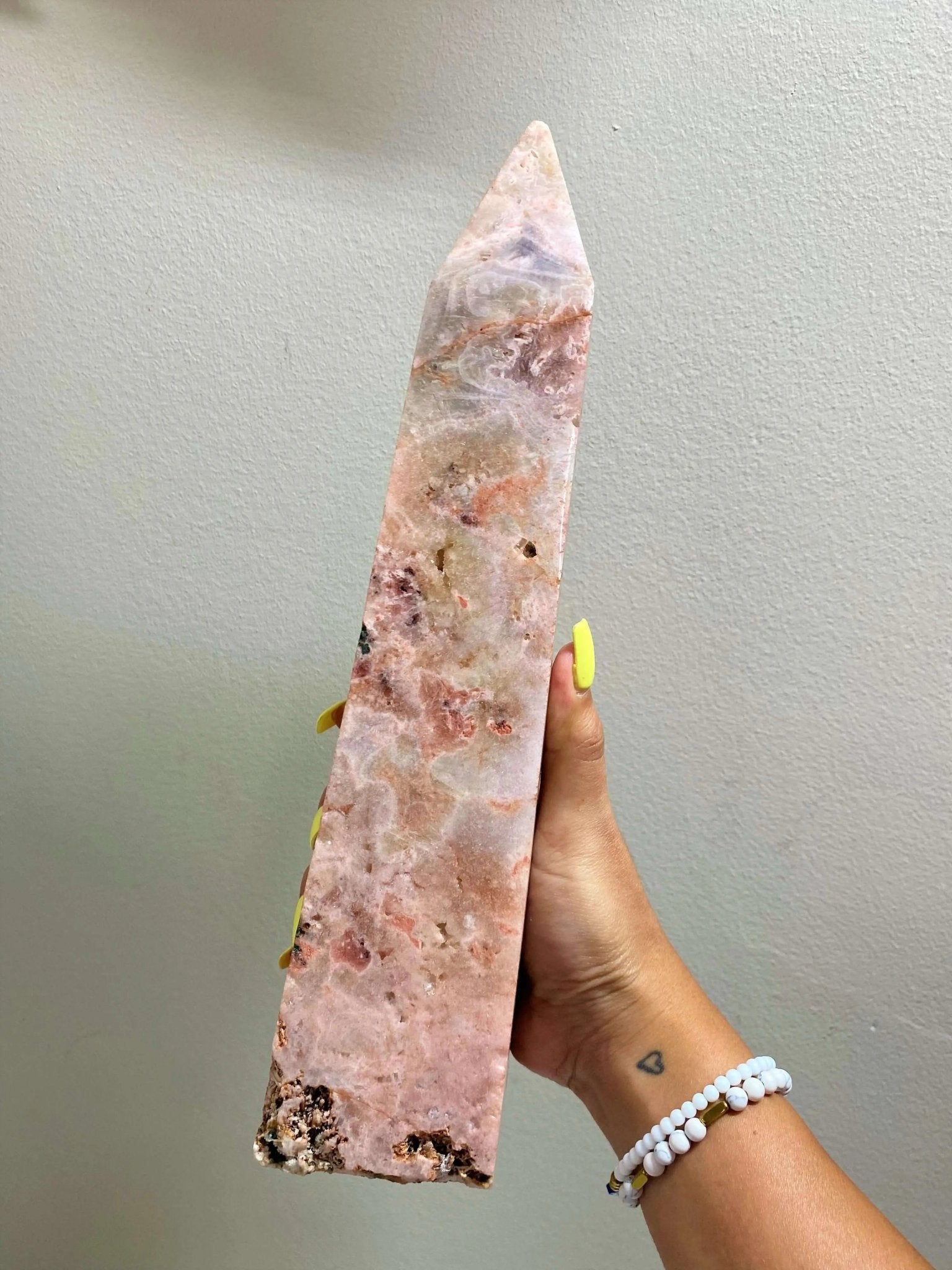 13" Pink Amethyst Tower - Amethyst Goddess