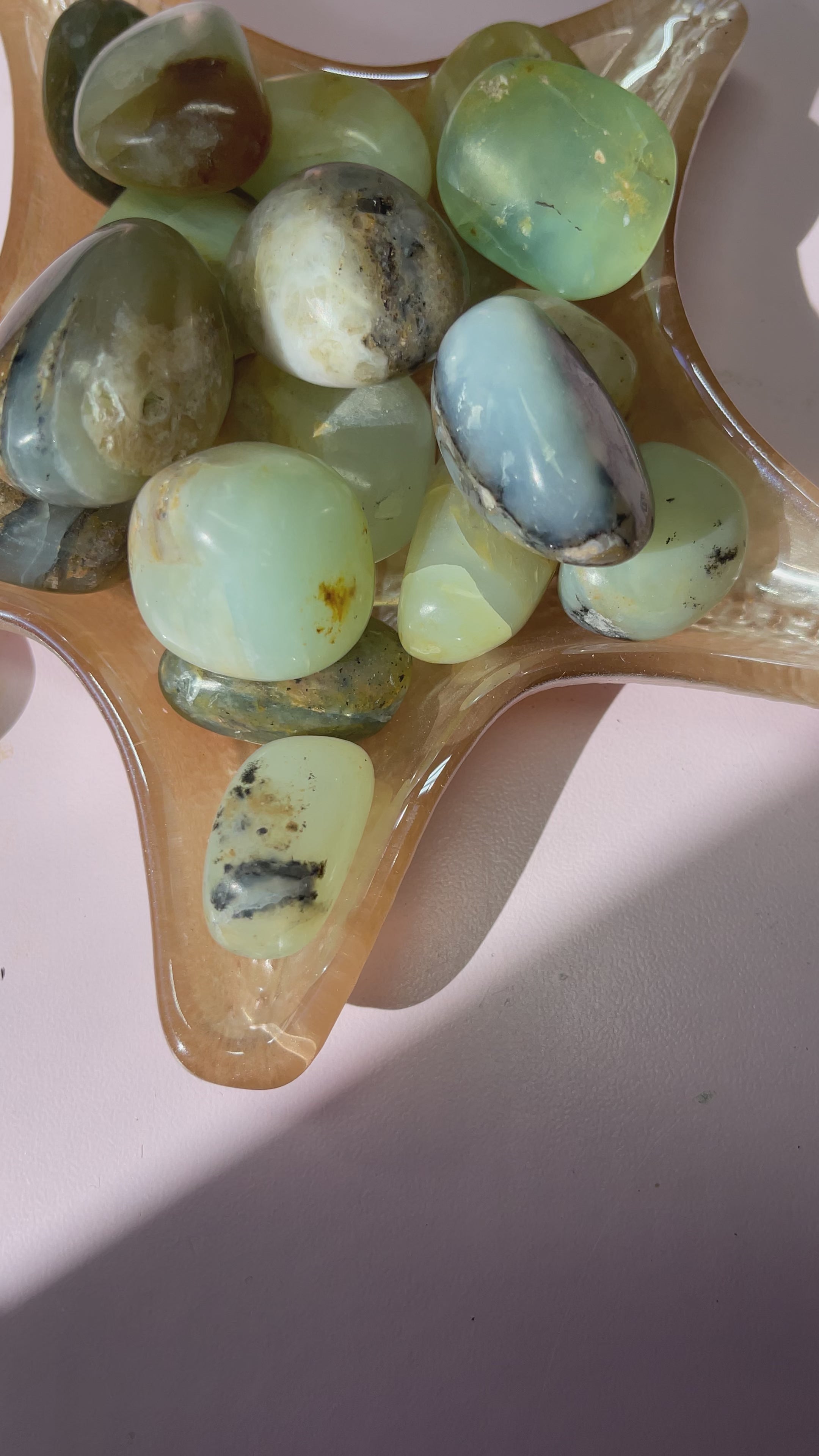 Blue Andean Opal Tumble Stones