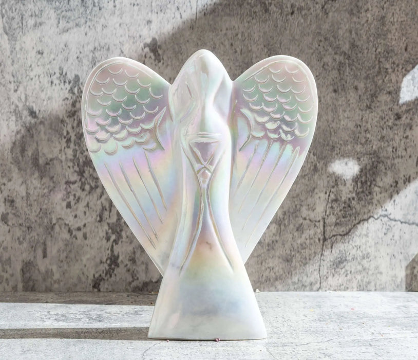 8" Angel Aura Crystal Angel Statue For Loving Guidance,6