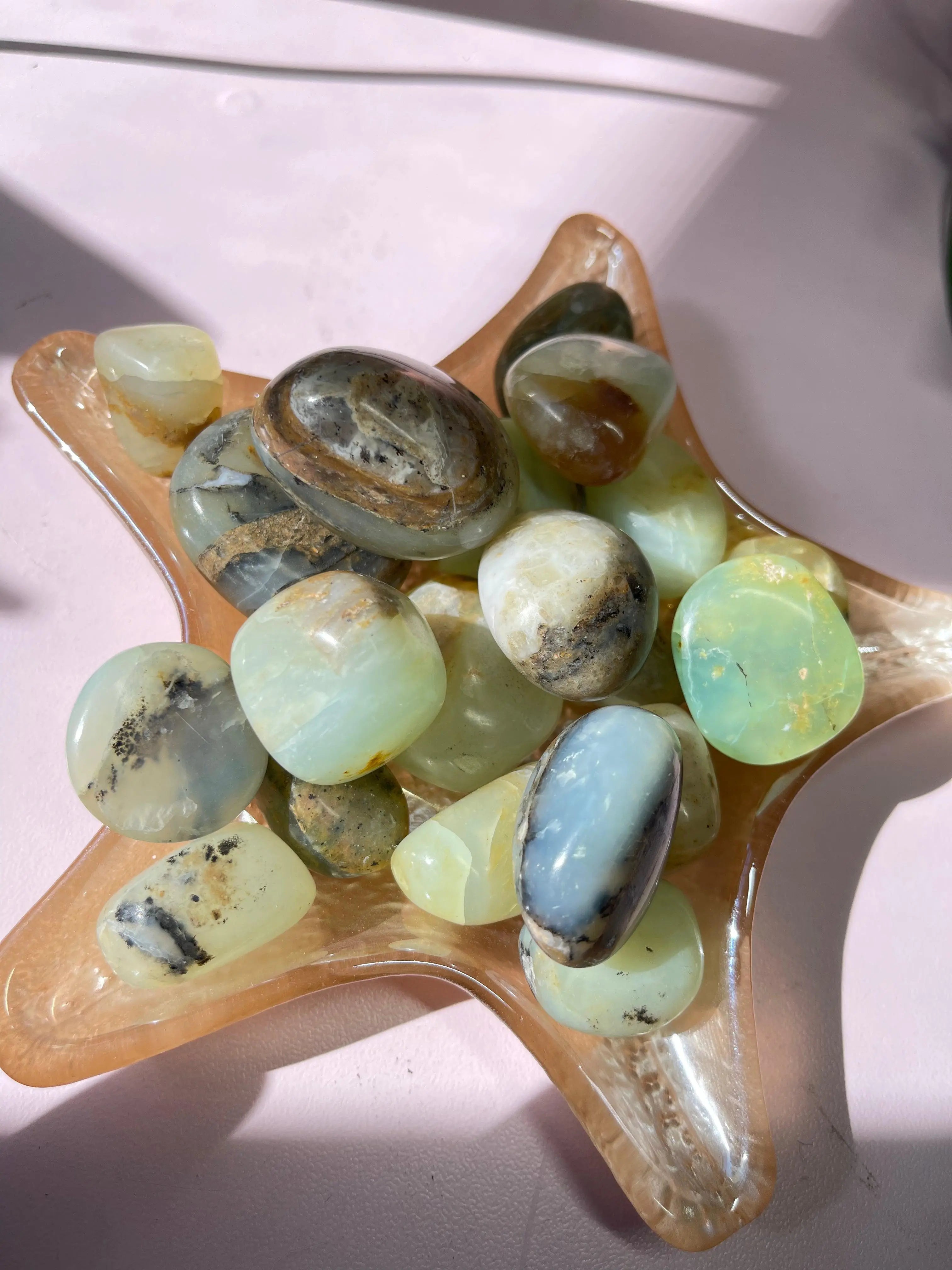 Blue Andean Opal Tumble Stones,4