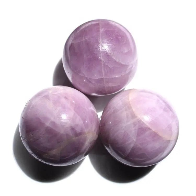 Kunzite Spheres - Amethyst Goddess