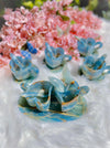 Lemurian Calcite (Blue Onyx) Tea Cups Set,1
