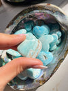 Mini Blue Aragonite Hearts,2