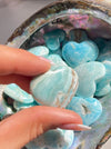 Mini Blue Aragonite Hearts,1
