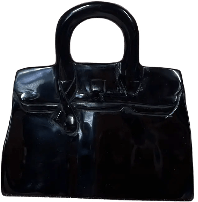 Obsidian Crystal Handbag - Amethyst Goddess