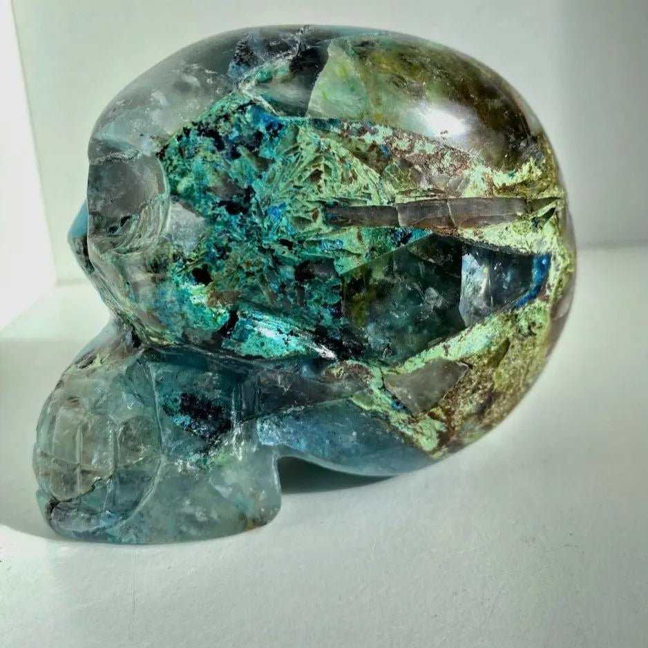 Quantum Quattro Skull 2.2 lbs - Amethyst Goddess