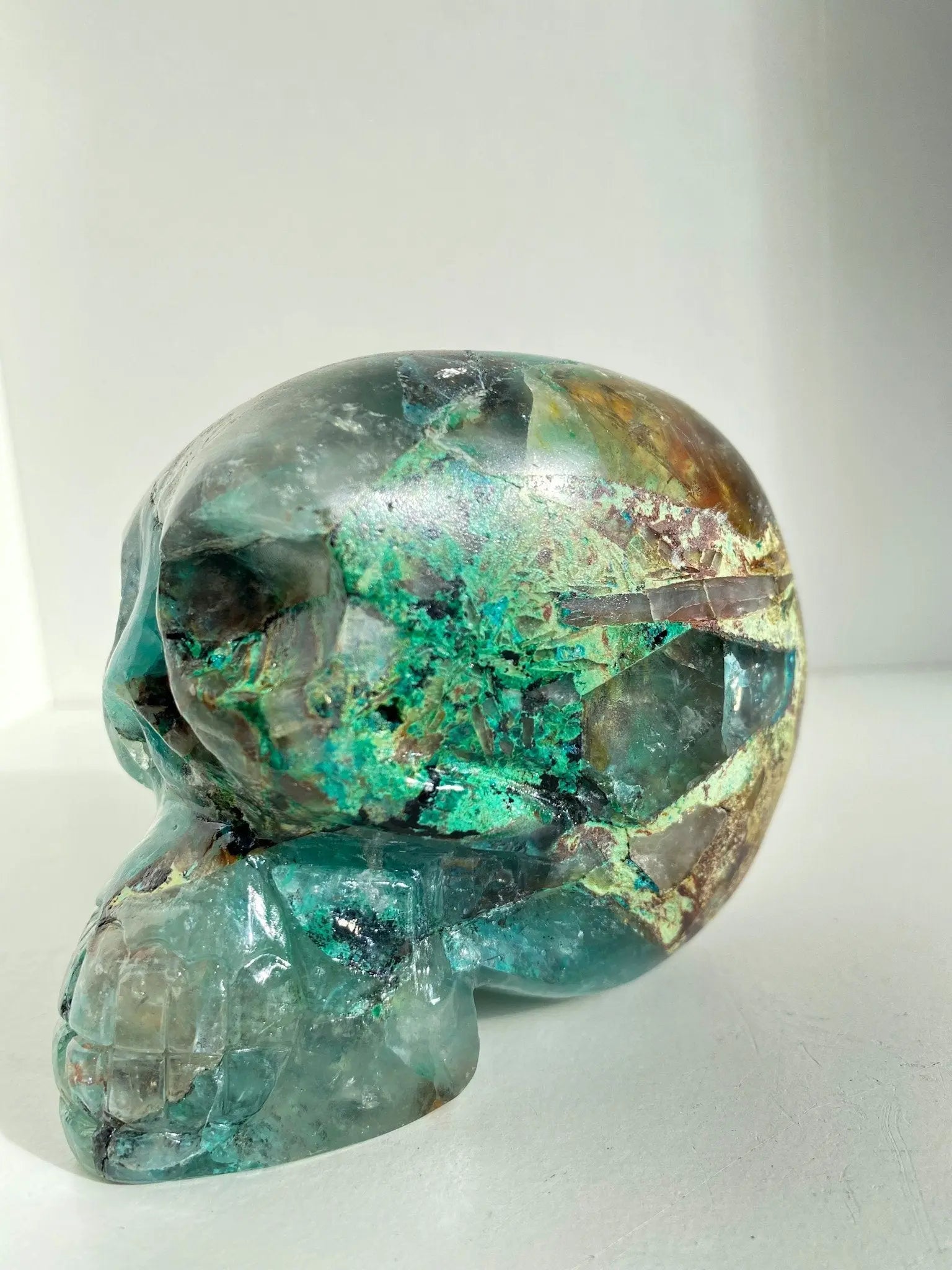 Quantum Quattro Skull 2.2 lbs - Amethyst Goddess