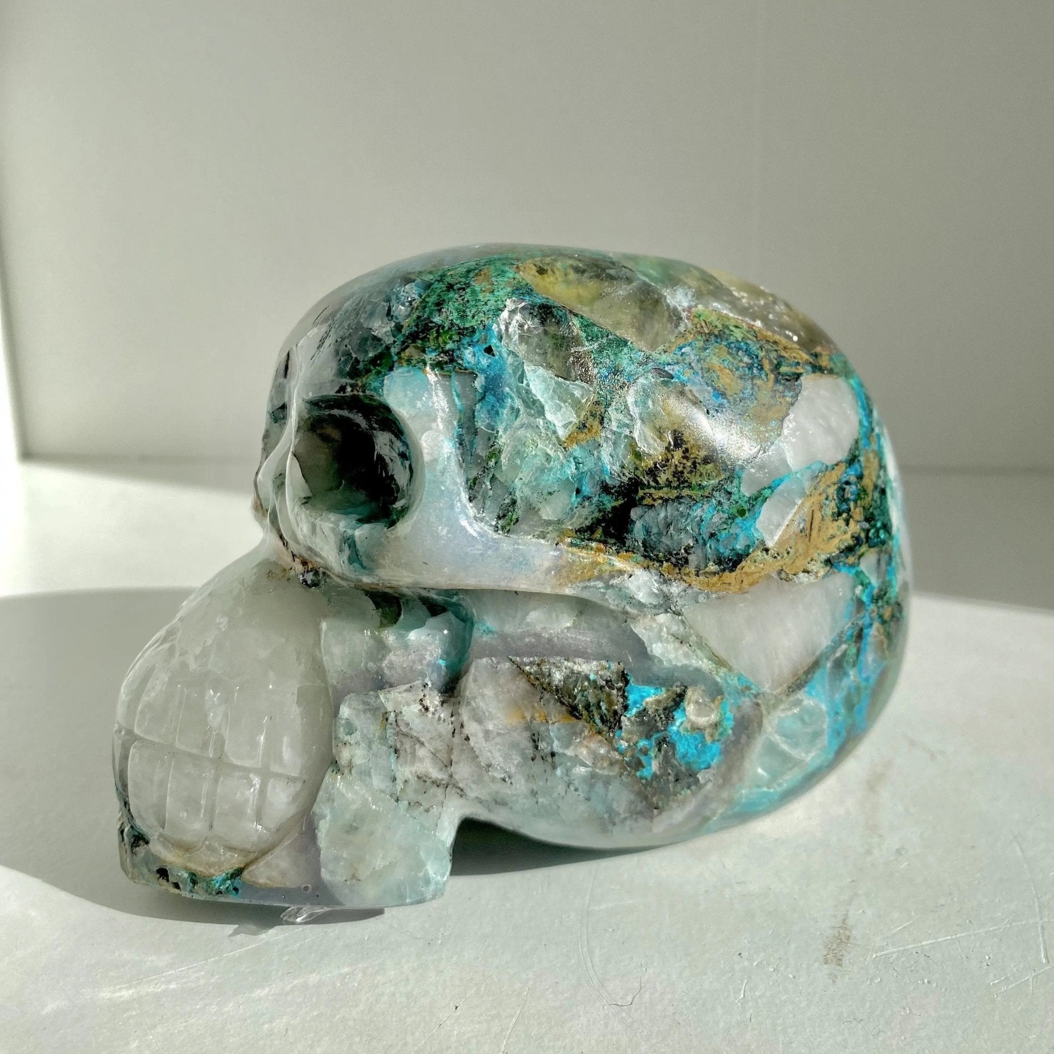 Quantum Quattro Skull 2.75 lbs - Amethyst Goddess