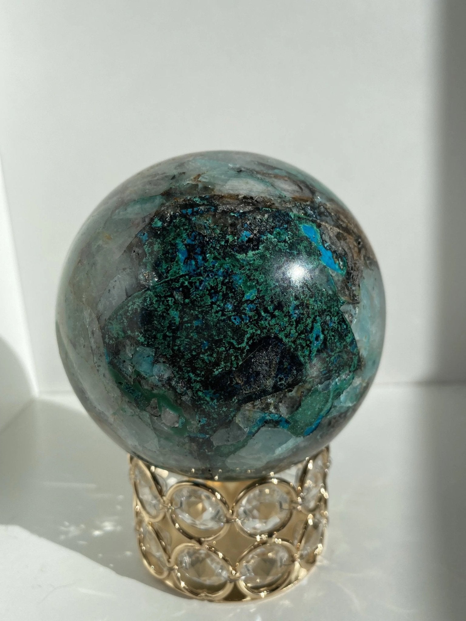 Quantum Quattro Sphere 2.3 lbs - Amethyst Goddess