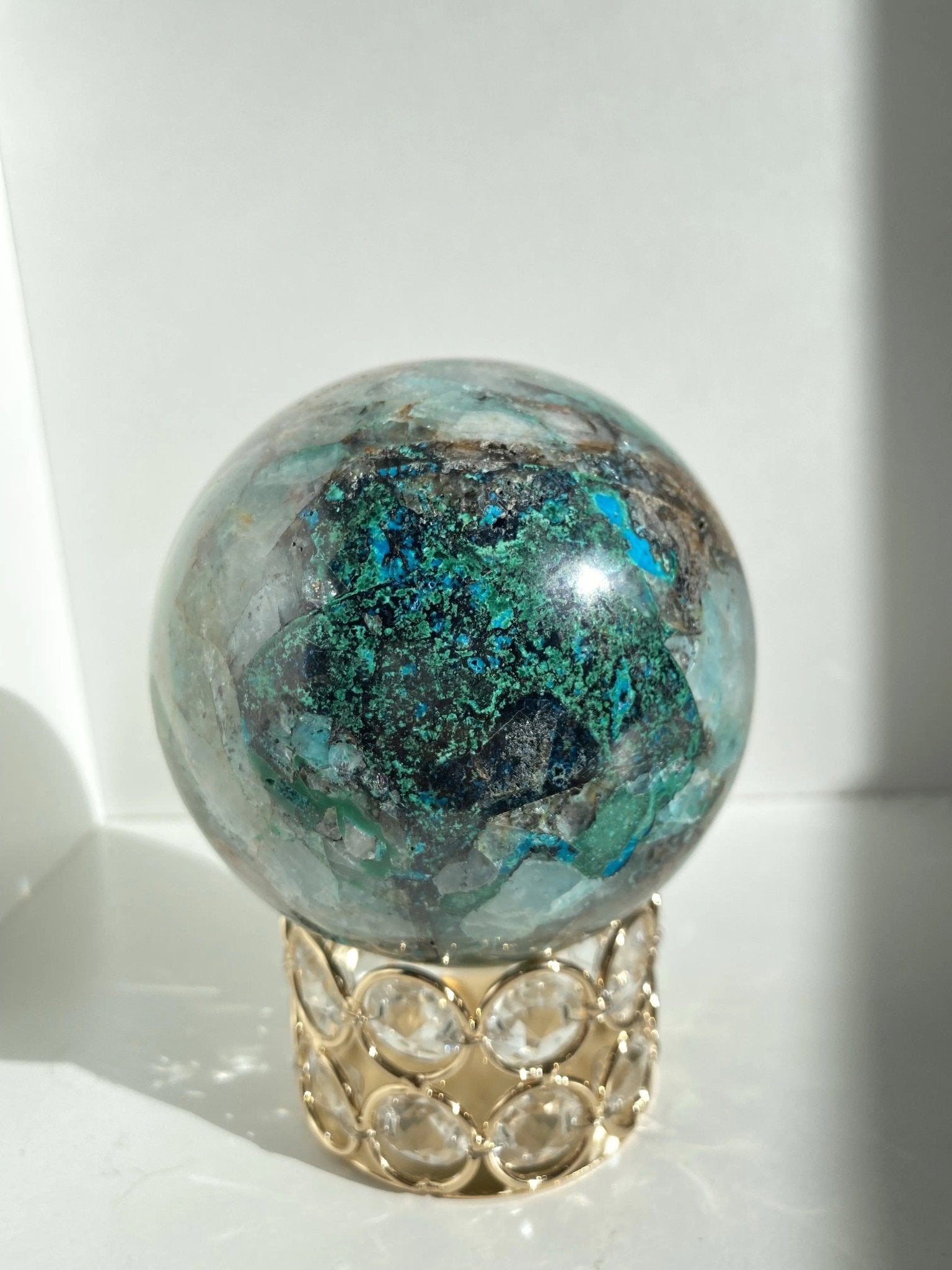 Quantum Quattro Sphere 2.3 lbs - Amethyst Goddess