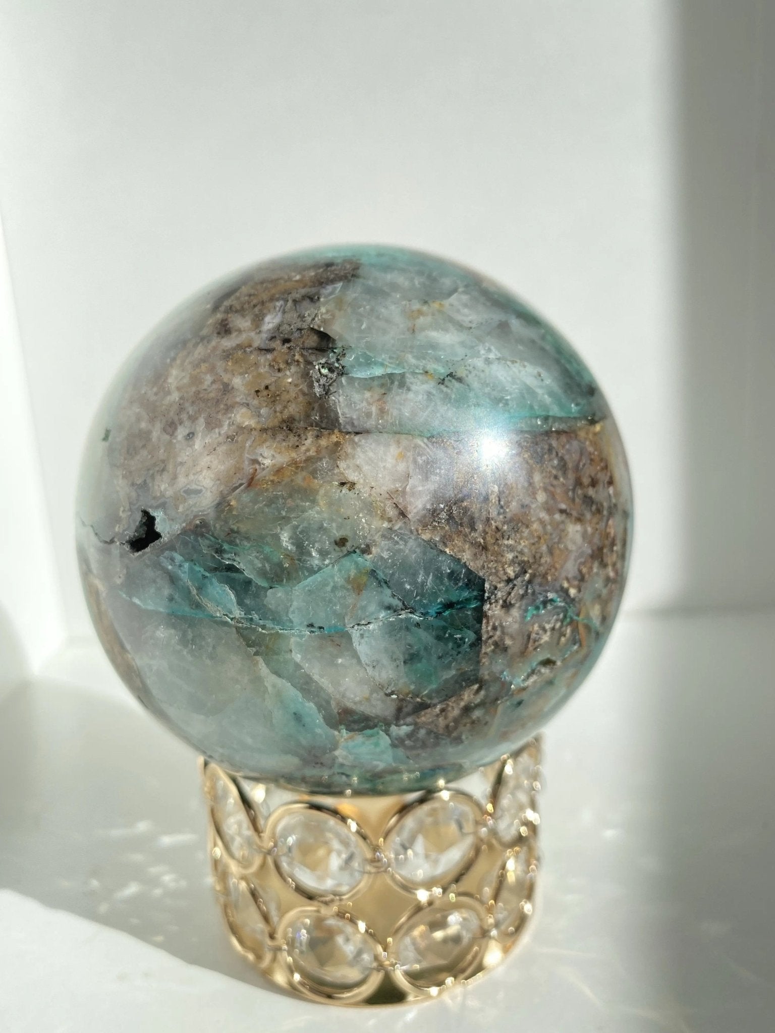 Quantum Quattro Sphere 2.3 lbs - Amethyst Goddess