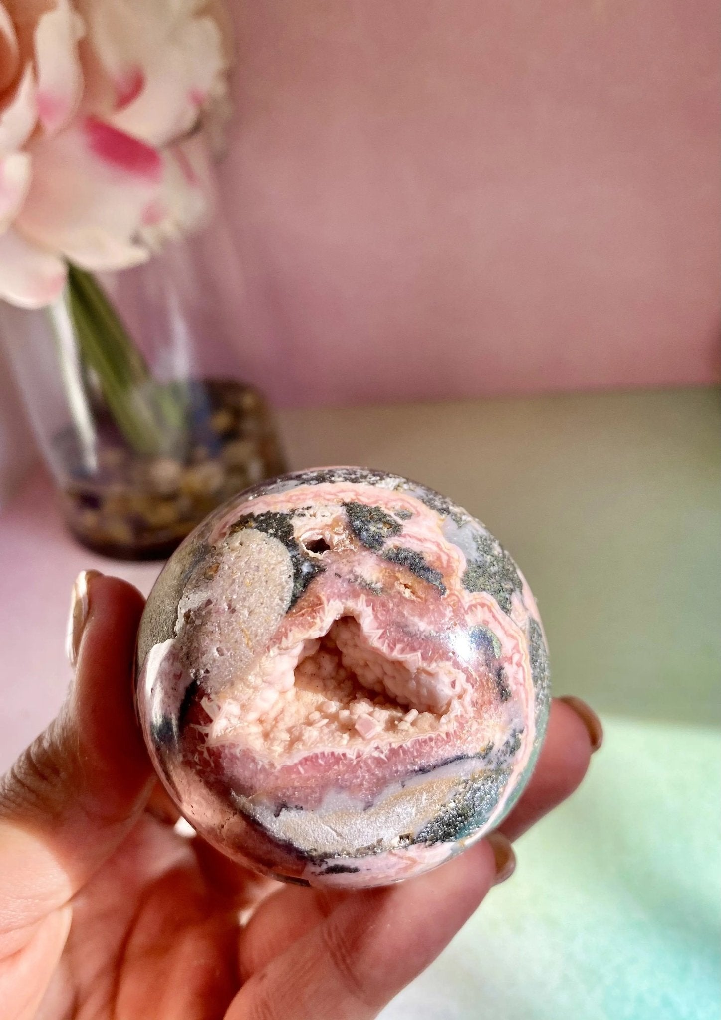Rhodochrosites Spheres For Love & Compassion - Amethyst Goddess
