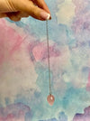 Rose Quartz Pendulum for heart healing and manifesting love,2