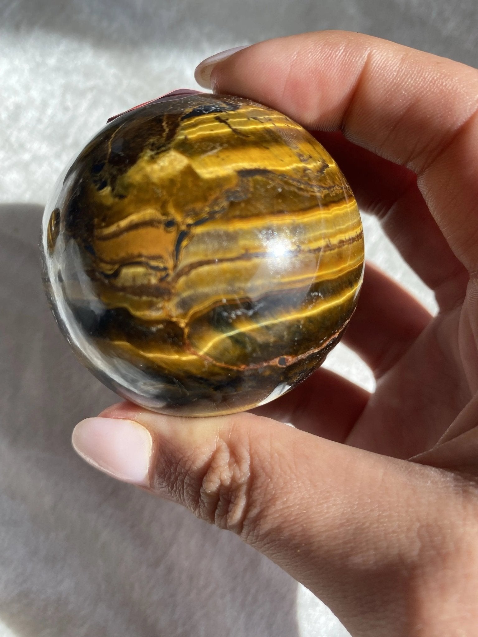Tigers Eye Spheres For Personal Power - Amethyst Goddess